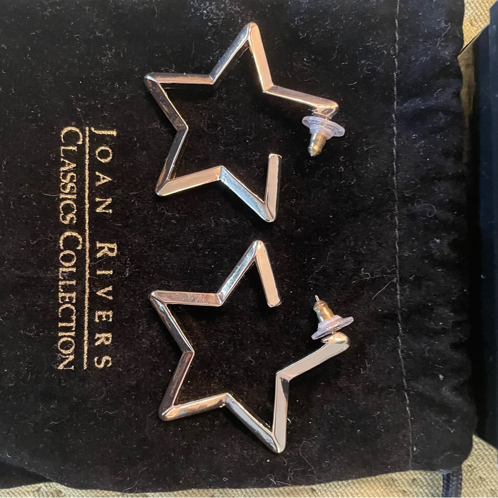 Joan Rivers Star Earrings